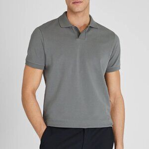 Club Monaco Johnny Collar Polo Shirt Grey